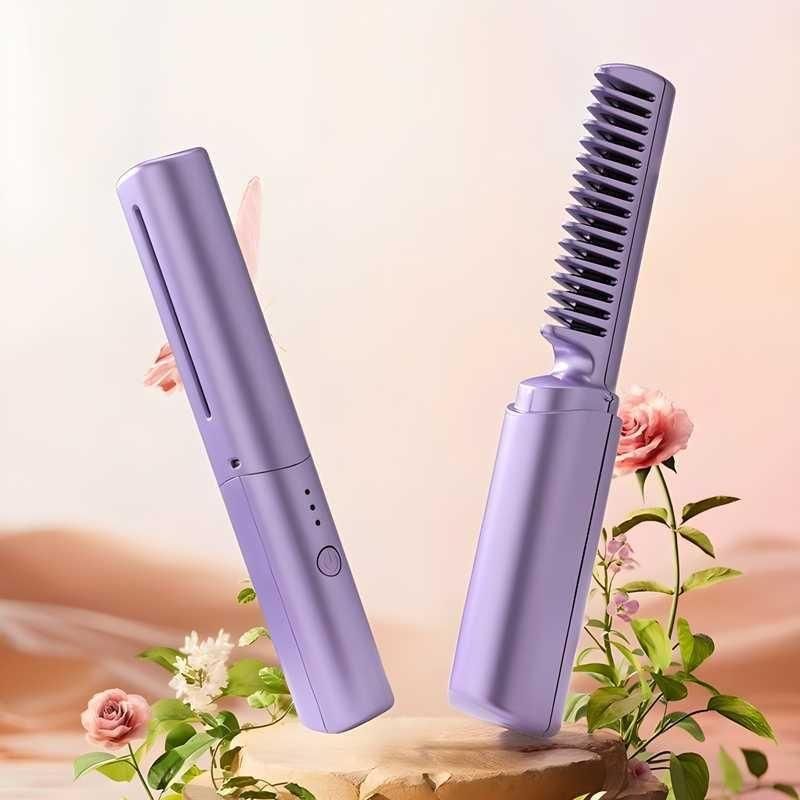 Meneflix Portable Mini Hair Straightener  Rechargeable Straightener